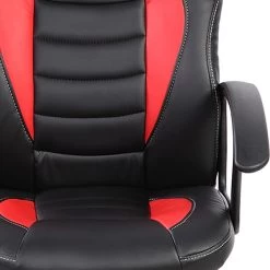 Techni Mobili Kid's Gaming And Student Racer Chair, Red (RTA-KS40-RED)