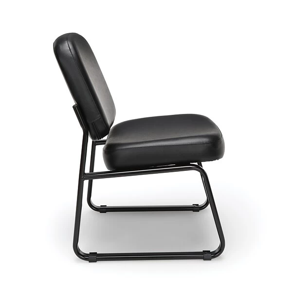 OFM Vinyl Reception Set, Armless, Black (405-VAM-606) - Image 3