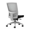 Union & Scale Workplace2.0™ Fabric Task Chair, Black, Integrated Lumbar, Armless, Synchro-Tilt W/ Seat Slide Control (53504)