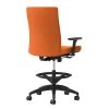 Union & Scale Workplace2.0™ Stool Upholstered 2D, Adjustable Arms, Apricot Fabric, Limited Synchro Tilt (54204)