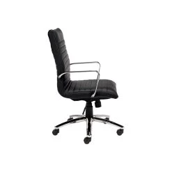 Global OTG Faux Leather Executive Chair, Black (OTG11730B)