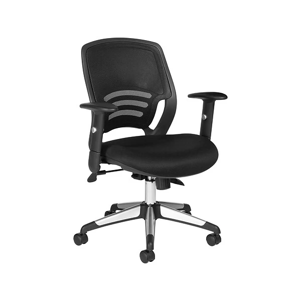 Global Offices To Go Fabric Manager Chair, Mesh Black (OTG11686B) - Image 2