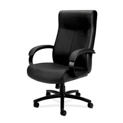 HON Validate Leather Executive Big & Tall Chair, 449.7 Lb. Capacity, Black (BSXVL685SB11)