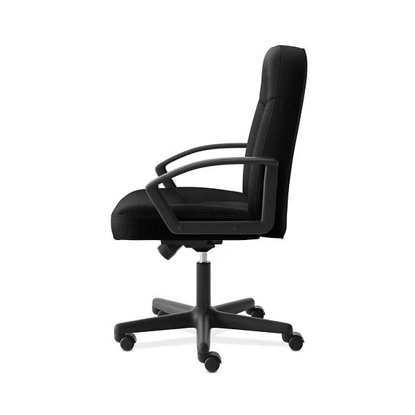 HON High-Back Executive Chair, Center-Tilt, Fixed Arms, Black Fabric (BSXVL601VA10) - Image 3