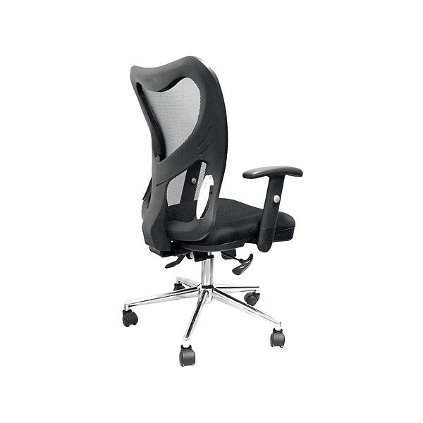 Techni Mobili Mesh Back Fabric Task Chair, Black (RTA-0098M-BK) - Image 2