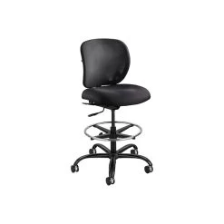 Safco Vue Nylon Mesh Back Computer And Desk Stool Black (3394BL)