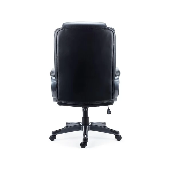 Quill Brand® Mcallum Bonded Leather Manager Chair, Black (51473) - Image 2