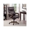 La-Z-Boy Trafford Faux Leather Executive Big & Tall Chair, 400 Lb. Capacity, Vino Brown (45782OSS)