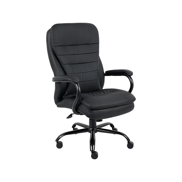 Boss Office Products CaressoftPlus Executive Big & Tall Chair, Black (B991-CP) - Image 2