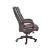 La-Z-Boy Winston Ergonomic Faux Leather Executive Big & Tall Chair, 400 Lb. Capacity, Brown (44763)
