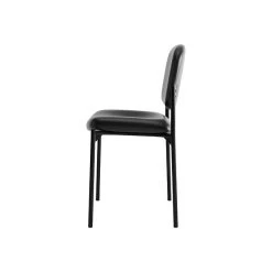 HON Scatter Stacking Guest Chair, Black SofThread Leather (BSXVL606SB11)