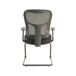 Tempur-Pedic TP8100 Mixed Materials Guest Chair, Black (TP8100-BLACK)