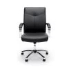 OFM Essentials SofThread Leather Conference Chair, Black (E1003)