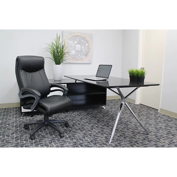 Boss Double Layer Executive Chair, Black (B8661)