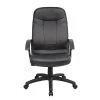 Boss High Back LeatherPlus Chair, Black (B8401)
