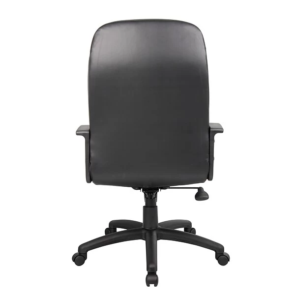 Boss High Back LeatherPlus Chair, Black (B8401) - Image 3