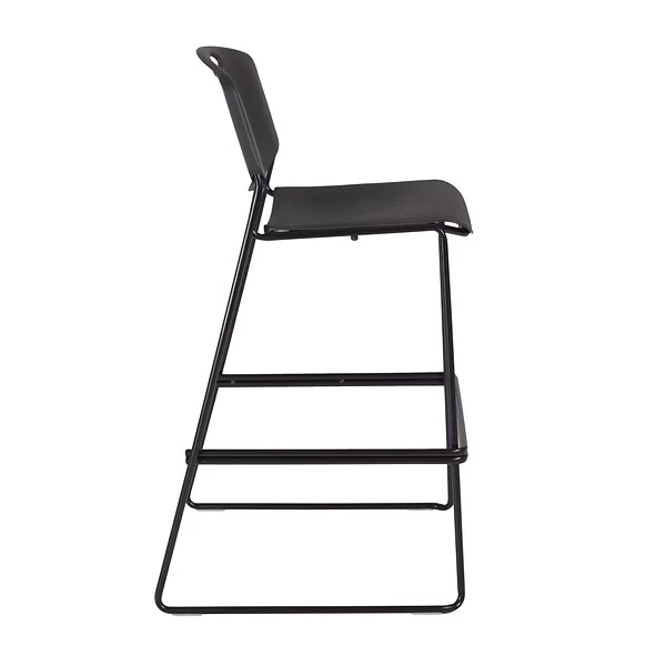 Regency Zeng Metal Stack Stool, Black (4495BK)