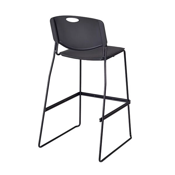 Regency Zeng Metal Stack Stool, Black (4495BK) - Image 2