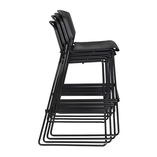 Regency Zeng Metal Stack Stool, Black (4495BK) - Image 3