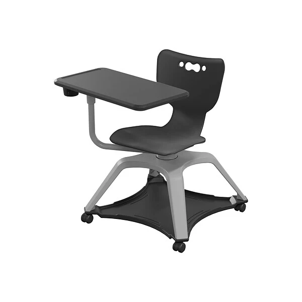 MooreCo Hierarchy Enroll Polypropylene School Chair, Black (54325-Black-NA-TC-SC) - Image 2