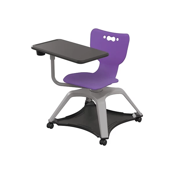 MooreCo Hierarchy Enroll Polypropylene School Chair, Purple (54325-Purple-NA-TC-SC) - Image 2