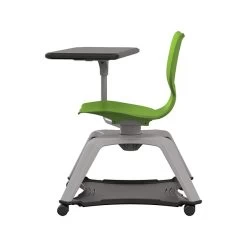 MooreCo Hierarchy Enroll Polypropylene School Chair, Green (54325-Green-NA-TN-SC)