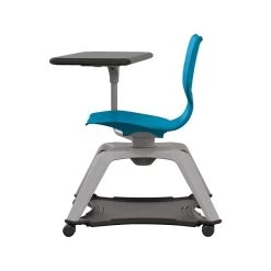 MooreCo Hierarchy Enroll Polypropylene School Chair, Blue (54325-Blue-NA-TN-SC)