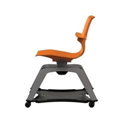 MooreCo Hierarchy Enroll Polypropylene School Chair, Orange (54325-Orange-WA-NN-SC)