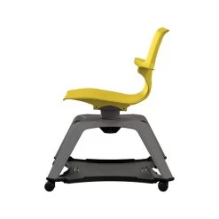 MooreCo Hierarchy Enroll Polypropylene School Chair, Yellow (54325-Yellow-WA-NN-SC)