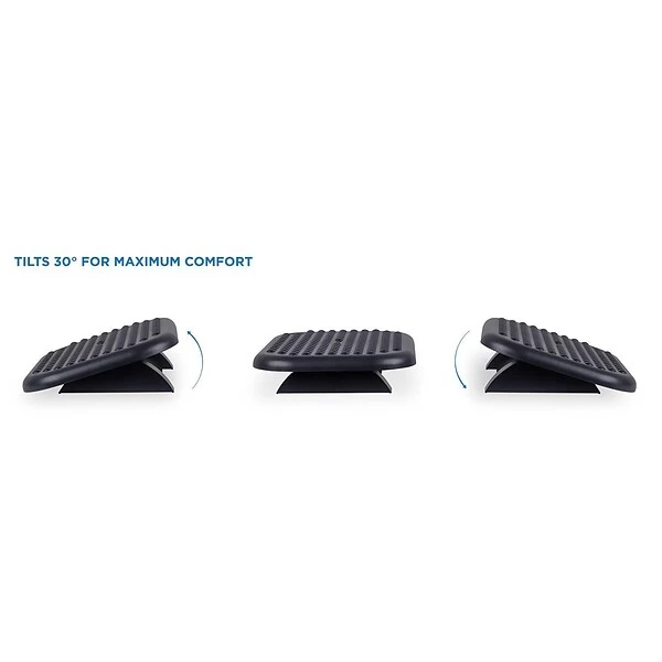 Mount-It! Tilt Adjustable Footrests, Black (MI-7802) - Image 2