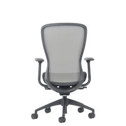 Quill BrandĀ® Ayalon Fabric Seat Gargoyle Mesh Task Chair, Black (V-AYALON-GAR-BK)