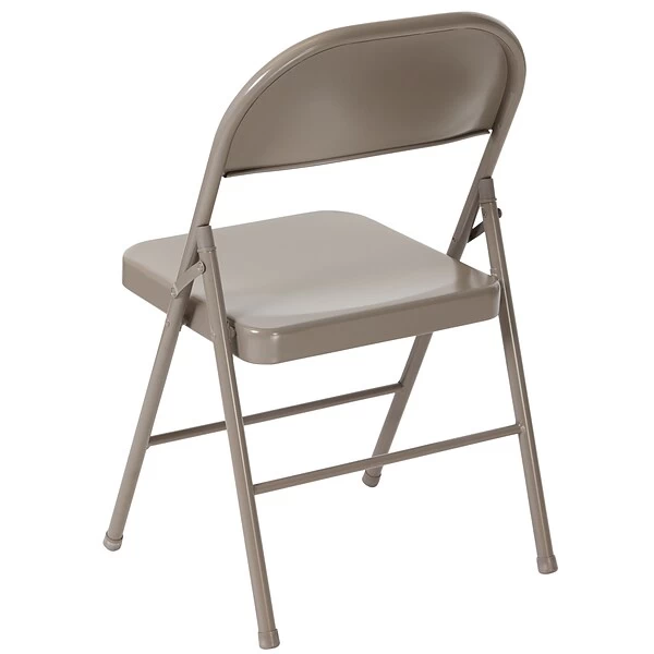 Flash Furniture HERCULES Series Metal Folding Chair (BDF002GY) - Image 6