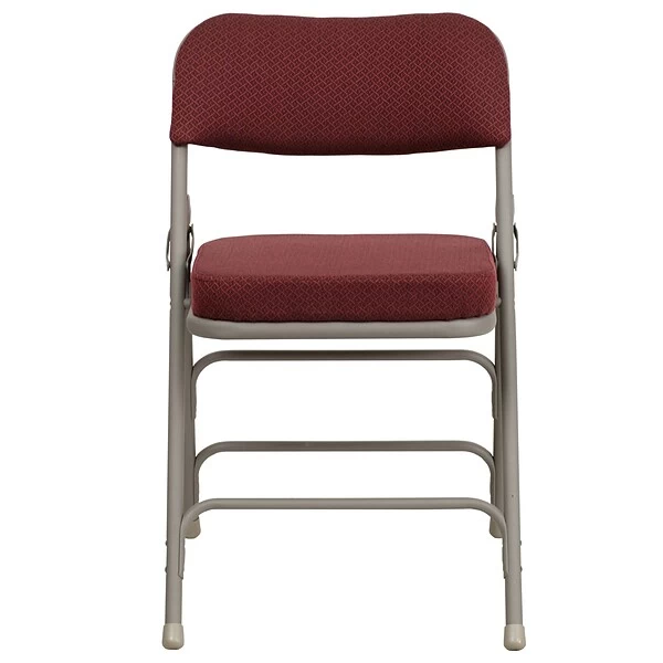 Flash Furniture HERCULES Series Fabric Folding Chair, Burgundy, 2/Pack (2HAMC320AFBY) - Image 5