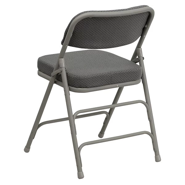 Flash Furniture HERCULES Series Fabric Folding Chair, Gray, 2/Pack (2HAMC320AFGRY) - Image 7