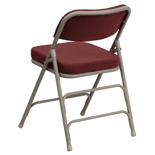 Flash Furniture HERCULES Series Fabric Folding Chair, Burgundy, 2/Pack (2HAMC320AFBY) - Image 7