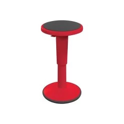 MooreCo Hierarchy Grow Plastic School Chair, Red (50970-Red)