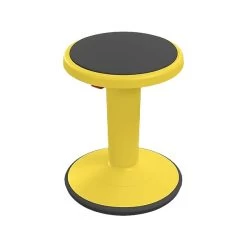 MooreCo Hierarchy Grow Plastic School Chair, Yellow (50960-Yellow)