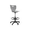 MooreCo Hierarchy 5-Star Plastic School Chair, Cool Gray (53512-GREY-NA-SC)