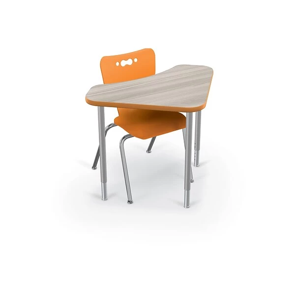 MooreCo Hierarchy 4-Leg Plastic School Chair, Orange (53318-1-ORANGE-NA-CH) - Image 4