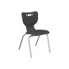MooreCo Hierarchy 4-Leg Plastic School Chair, Black (53318-1-BLACK-NA-CH)