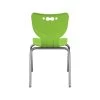 MooreCo Hierarchy 4-Leg Plastic School Chair, Chrome/Green (53318-1-GREEN-NA-CH)
