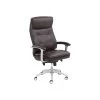 Beautyrest Royo Ergonomic Leather Executive Big & Tall Chair, 400 Lb. Capacity, Brown (51449)