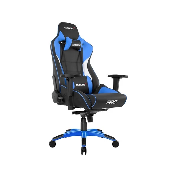 AKRACING Masters Series Pro Faux Leather Racing Gaming Chair, Blue (AK-PRO-BL) - Image 7
